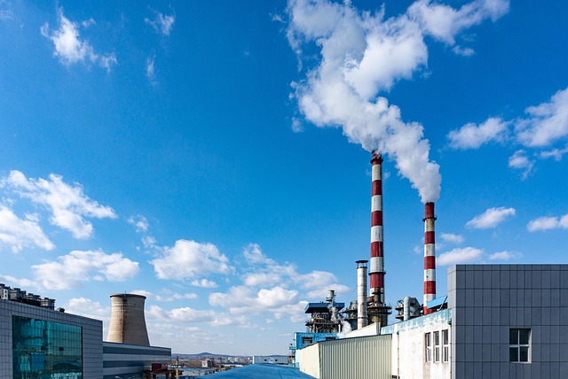 発電所, エネルギー資源の保護, 煙突, 白い雲