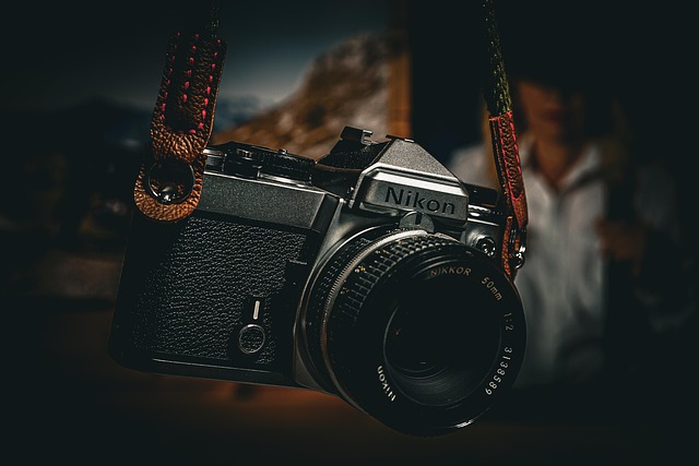 ニコン, 写真撮影, カメラ, スタジオ, 集中, Slr, レンズ